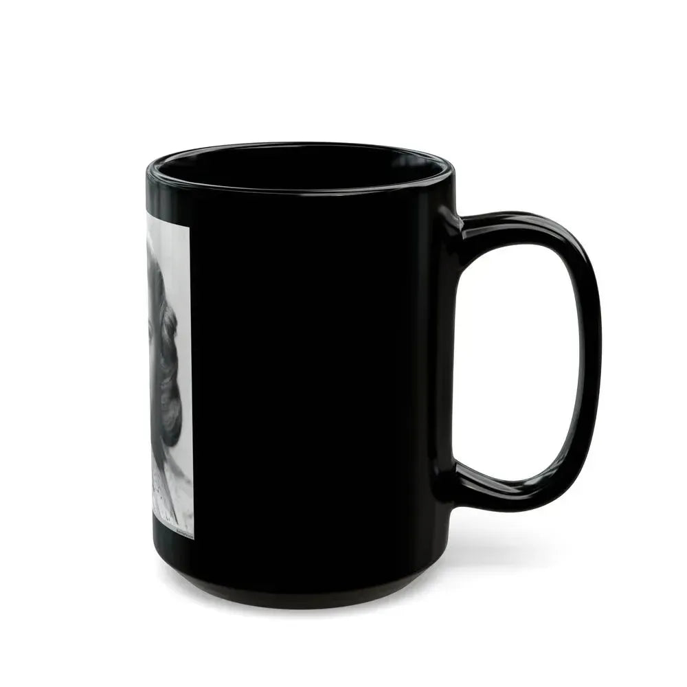 Diana Dors #115 (Vintage Female Icon) Black Coffee Mug - Go Mug Yourself
