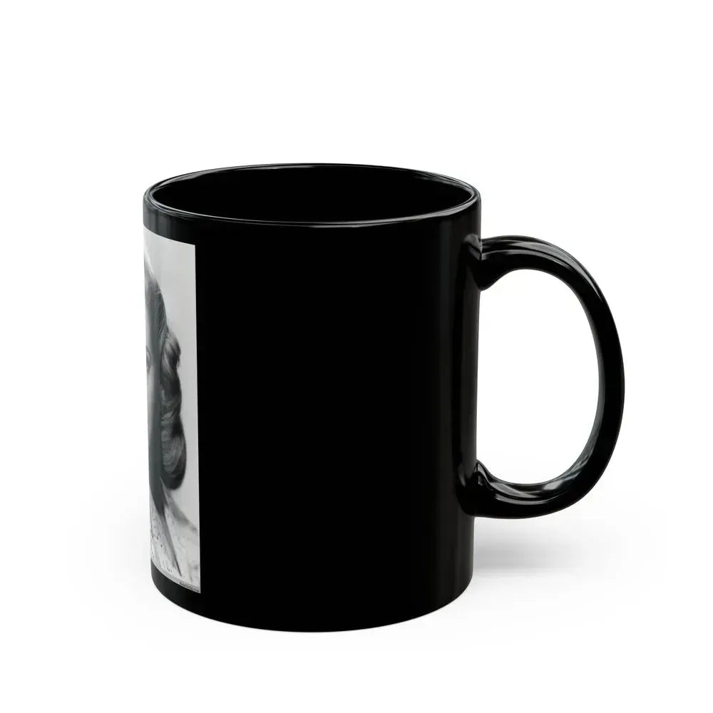 Diana Dors #115 (Vintage Female Icon) Black Coffee Mug - Go Mug Yourself