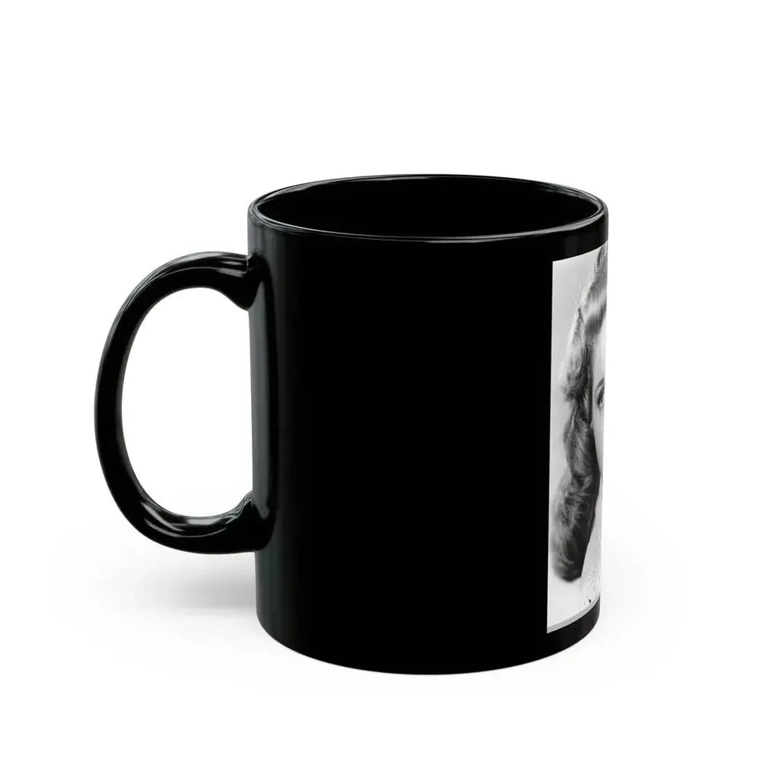 Diana Dors #115 (Vintage Female Icon) Black Coffee Mug - Go Mug Yourself
