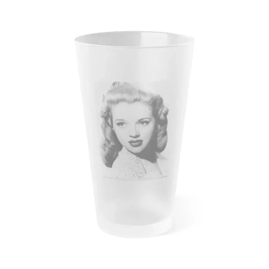 Diana Dors #115 (Vintage Female Icon) Frosted Pint Glass 16oz 16oz Frosted - Go Mug Yourself