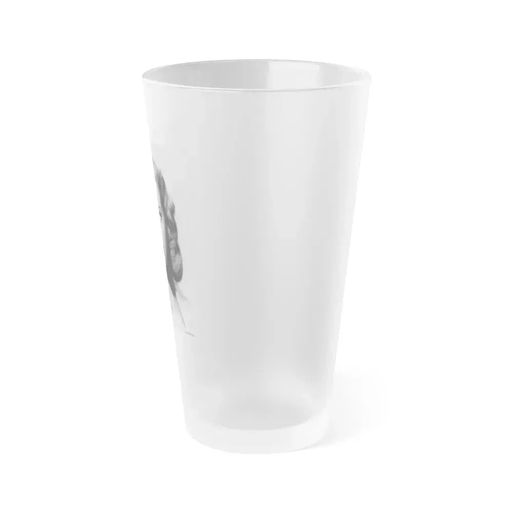 Diana Dors #115 (Vintage Female Icon) Frosted Pint Glass 16oz - Go Mug Yourself