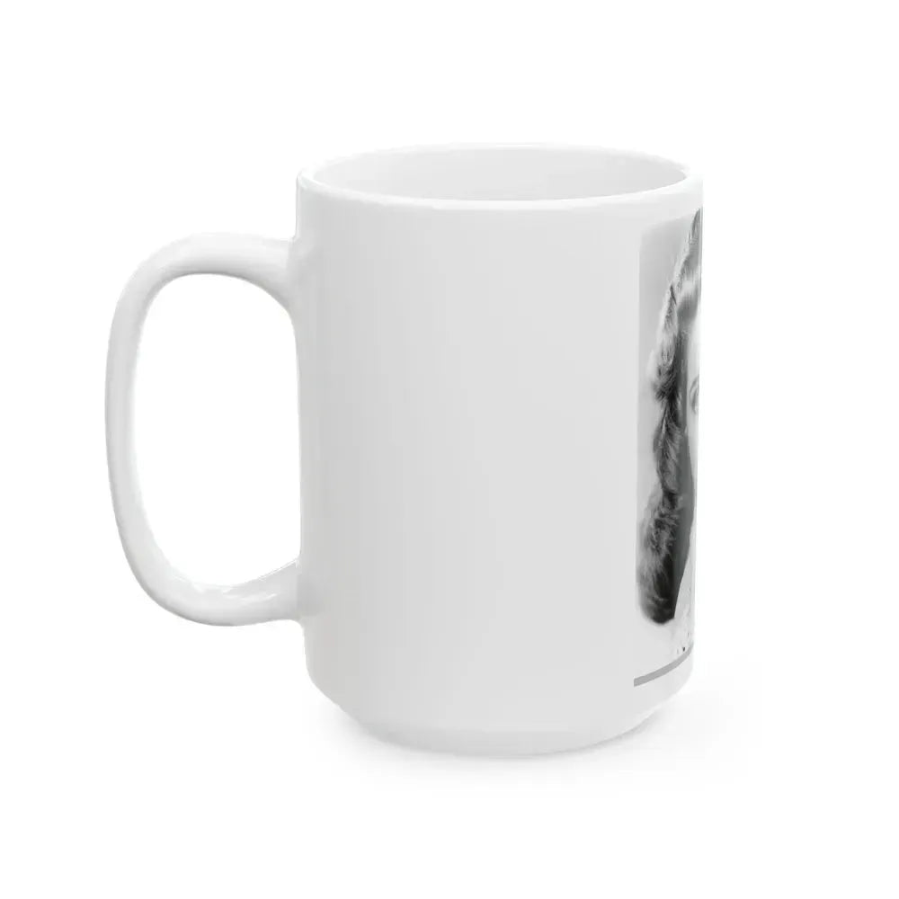 Diana Dors #115 (Vintage Female Icon) White Coffee Mug - Go Mug Yourself