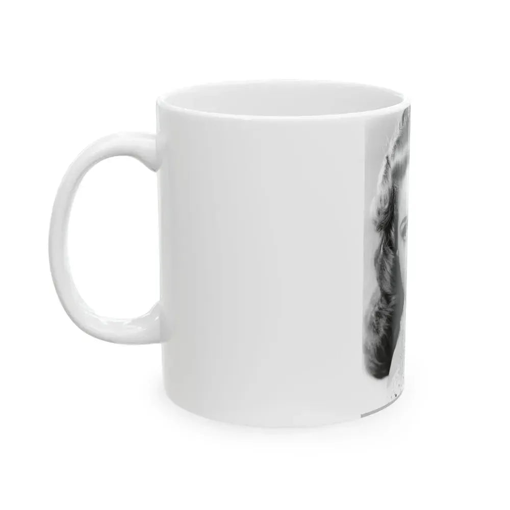 Diana Dors #115 (Vintage Female Icon) White Coffee Mug - Go Mug Yourself