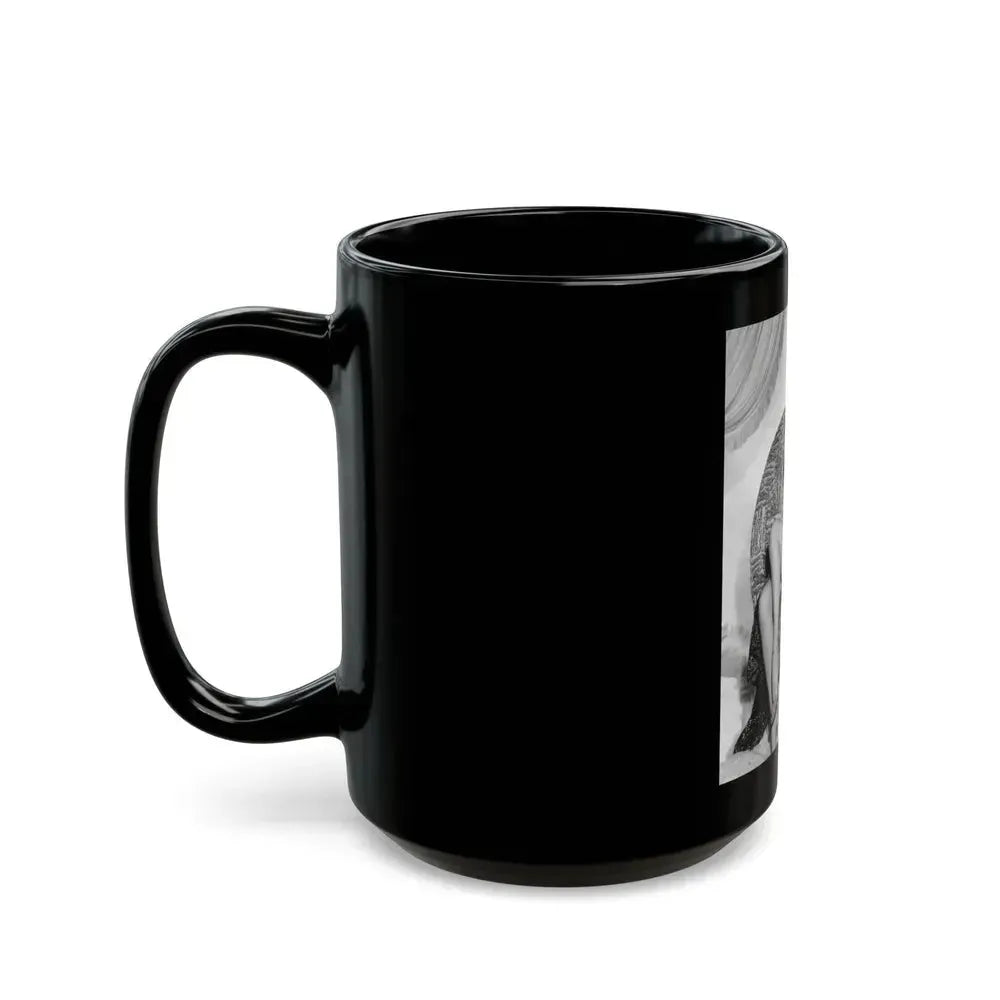 Diana Dors #127 (Vintage Female Icon) Black Coffee Mug - Go Mug Yourself