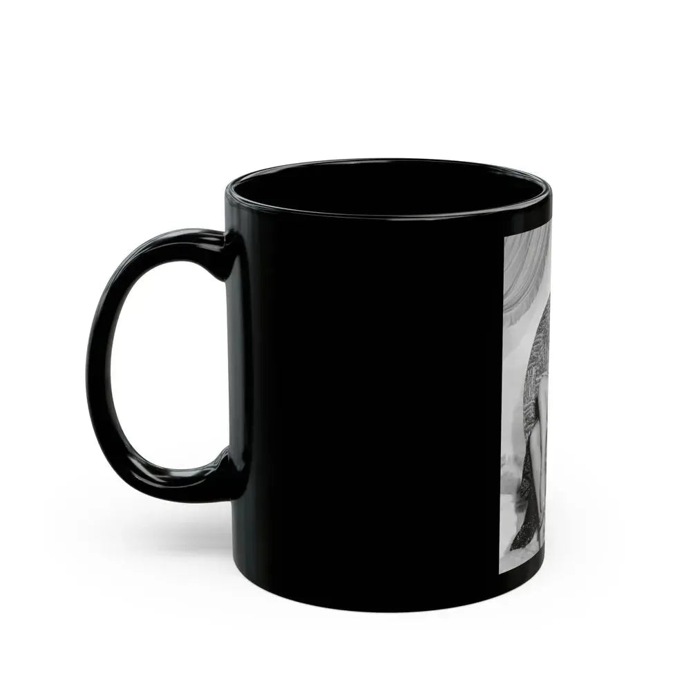 Diana Dors #127 (Vintage Female Icon) Black Coffee Mug - Go Mug Yourself
