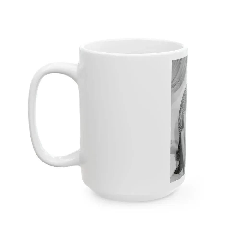 Diana Dors #127 (Vintage Female Icon) White Coffee Mug - Go Mug Yourself