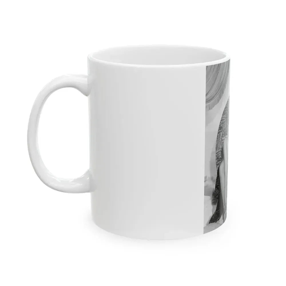 Diana Dors #127 (Vintage Female Icon) White Coffee Mug - Go Mug Yourself