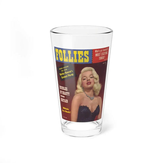 Diana Dors #129 - Mag. Cover (Vintage Female Icon) Pint Glass 16oz 16oz - Go Mug Yourself