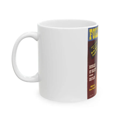 Diana Dors #129 - Mag. Cover (Vintage Female Icon) White Coffee Mug - Go Mug Yourself