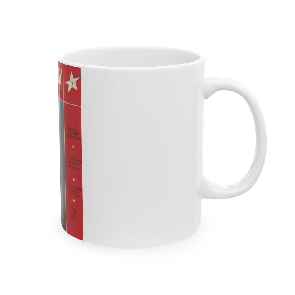 Diana Dors #130 - Mag. Cover (Vintage Female Icon) White Coffee Mug - Go Mug Yourself