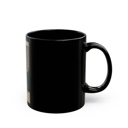 Diana Dors #140 - 1 of 2 B&W Pin-Up Photos from Mr. Magazine Aug. of '59 (Vintage Female Icon) Black Coffee Mug - Go Mug Yourself