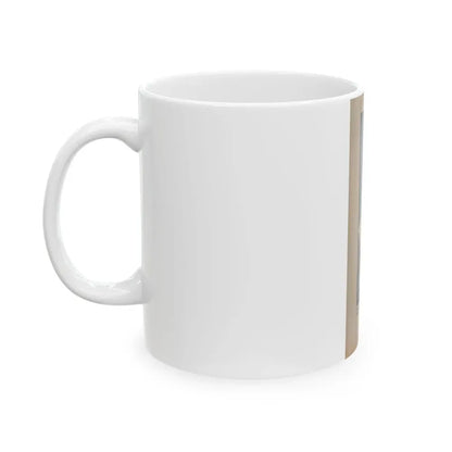 Diana Dors #140 - 1 of 2 B&W Pin-Up Photos from Mr. Magazine Aug. of '59 (Vintage Female Icon) White Coffee Mug - Go Mug Yourself