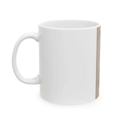 Diana Dors #140 - 1 of 2 B&W Pin-Up Photos from Mr. Magazine Aug. of '59 (Vintage Female Icon) White Coffee Mug - Go Mug Yourself