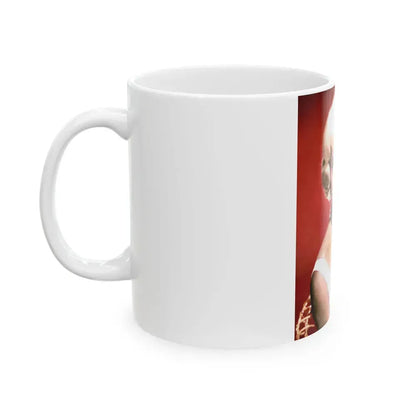 Diana Dors #143 (Vintage Female Icon) White Coffee Mug - Go Mug Yourself