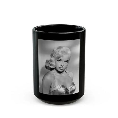 Diana Dors #15 (Vintage Female Icon) Black Coffee Mug 15oz - Go Mug Yourself