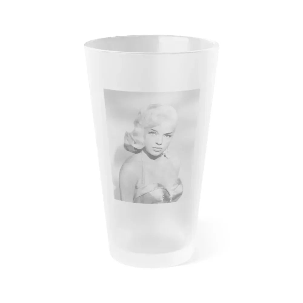 Diana Dors #15 (Vintage Female Icon) Frosted Pint Glass 16oz 16oz Frosted - Go Mug Yourself