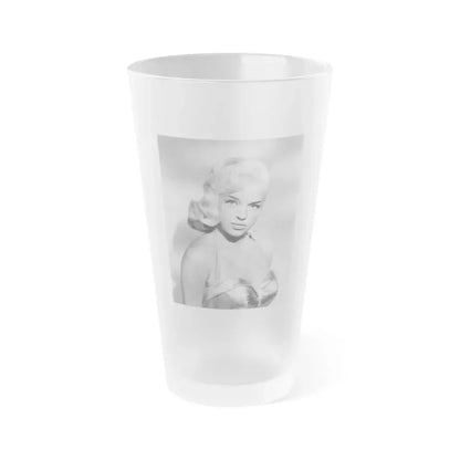 Diana Dors #15 (Vintage Female Icon) Frosted Pint Glass 16oz 16oz Frosted - Go Mug Yourself