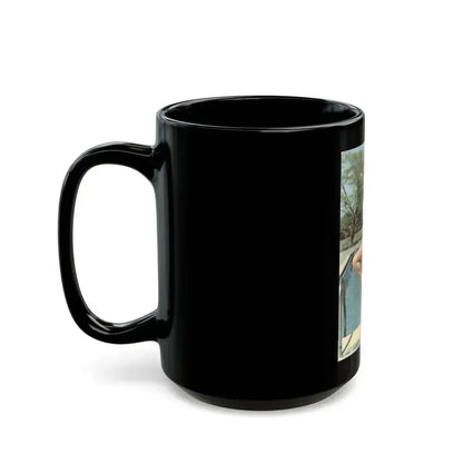 Diana Dors #154 (Vintage Female Icon) Black Coffee Mug - Go Mug Yourself