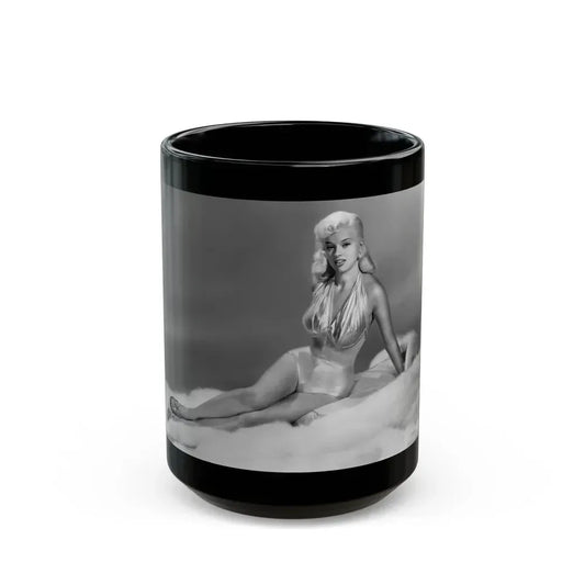 Diana Dors #155 (Vintage Female Icon) Black Coffee Mug 15oz - Go Mug Yourself