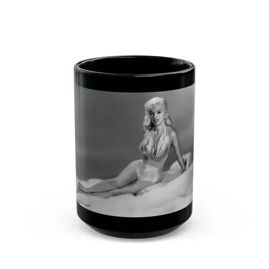 Diana Dors #155 (Vintage Female Icon) Black Coffee Mug 15oz - Go Mug Yourself