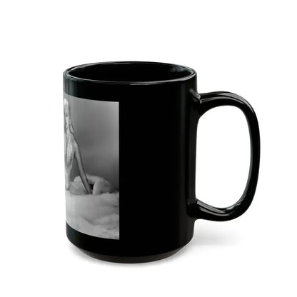 Diana Dors #155 (Vintage Female Icon) Black Coffee Mug - Go Mug Yourself