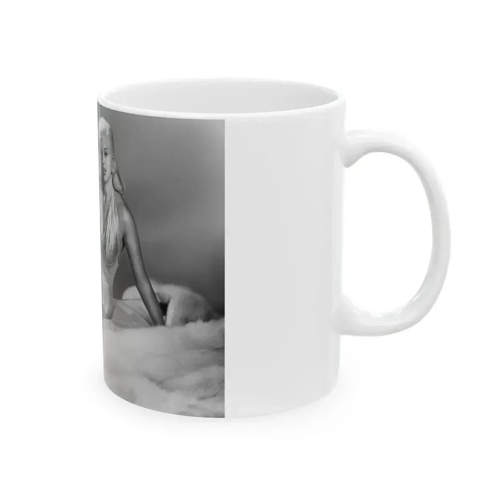 Diana Dors #155 (Vintage Female Icon) White Coffee Mug - Go Mug Yourself