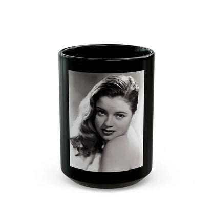 Diana Dors #156 (Vintage Female Icon) Black Coffee Mug 15oz - Go Mug Yourself
