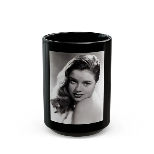 Diana Dors #156 (Vintage Female Icon) Black Coffee Mug 15oz - Go Mug Yourself