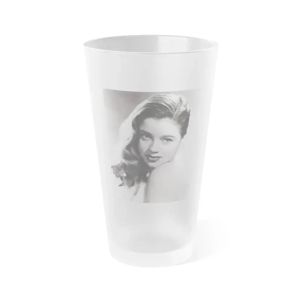 Diana Dors #156 (Vintage Female Icon) Frosted Pint Glass 16oz 16oz Frosted - Go Mug Yourself
