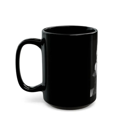 Diana Dors #158 (Vintage Female Icon) Black Coffee Mug - Go Mug Yourself