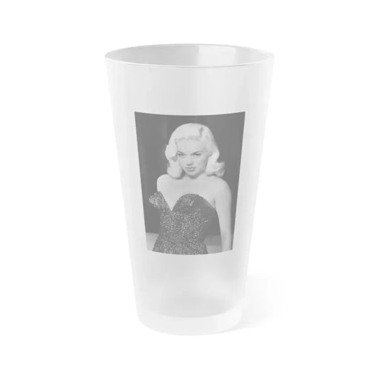 Diana Dors #158 (Vintage Female Icon) Frosted Pint Glass 16oz 16oz Frosted - Go Mug Yourself