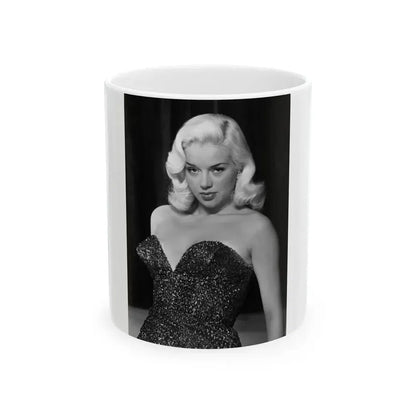Diana Dors #158 (Vintage Female Icon) White Coffee Mug 11oz - Go Mug Yourself