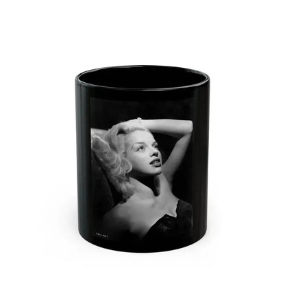 Diana Dors #159 (Vintage Female Icon) Black Coffee Mug 11oz - Go Mug Yourself