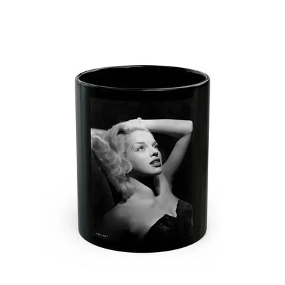 Diana Dors #159 (Vintage Female Icon) Black Coffee Mug 11oz - Go Mug Yourself