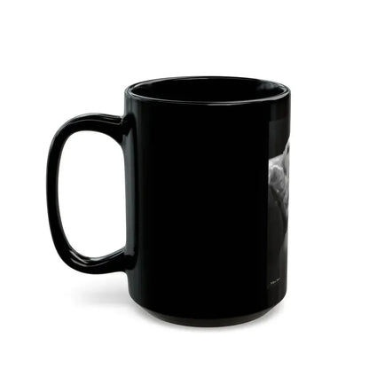 Diana Dors #159 (Vintage Female Icon) Black Coffee Mug - Go Mug Yourself