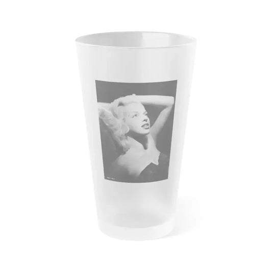Diana Dors #159 (Vintage Female Icon) Frosted Pint Glass 16oz 16oz Frosted - Go Mug Yourself