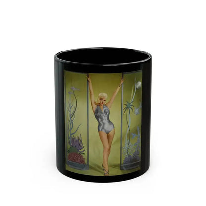 Diana Dors #160 - (Vintage Female Icon) Black Coffee Mug 11oz - Go Mug Yourself
