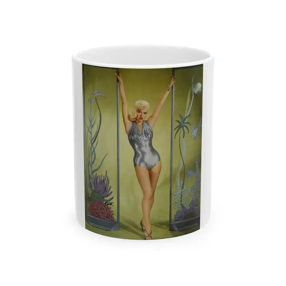 Diana Dors #160 - (Vintage Female Icon) White Coffee Mug 11oz - Go Mug Yourself