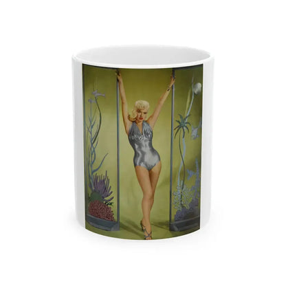 Diana Dors #160 - (Vintage Female Icon) White Coffee Mug 11oz - Go Mug Yourself