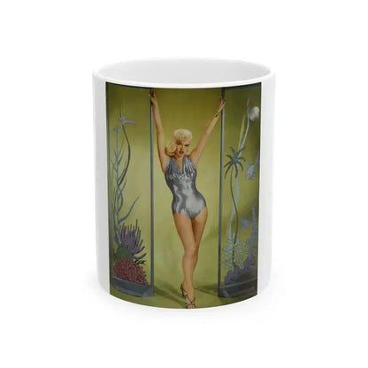 Diana Dors #160 - (Vintage Female Icon) White Coffee Mug 11oz - Go Mug Yourself