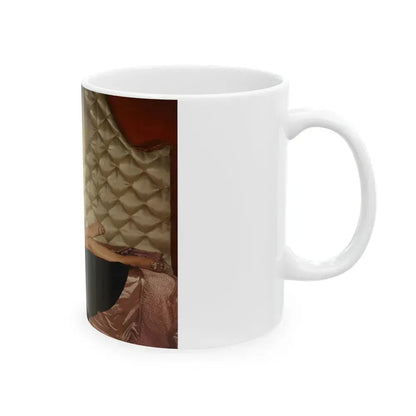 Diana Dors #161 (Vintage Female Icon) White Coffee Mug - Go Mug Yourself