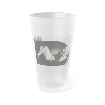 Diana Dors #164 (Vintage Female Icon) Frosted Pint Glass 16oz 16oz Frosted - Go Mug Yourself