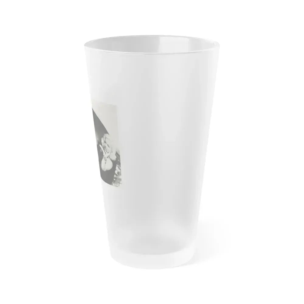 Diana Dors #164 (Vintage Female Icon) Frosted Pint Glass 16oz - Go Mug Yourself