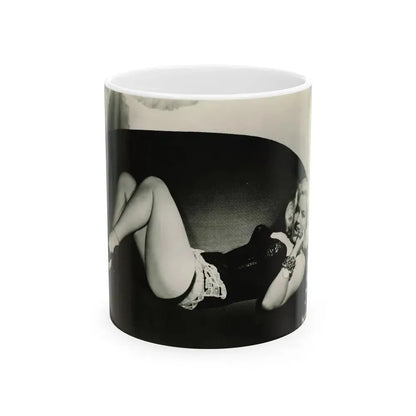 Diana Dors #164 (Vintage Female Icon) White Coffee Mug 11oz - Go Mug Yourself