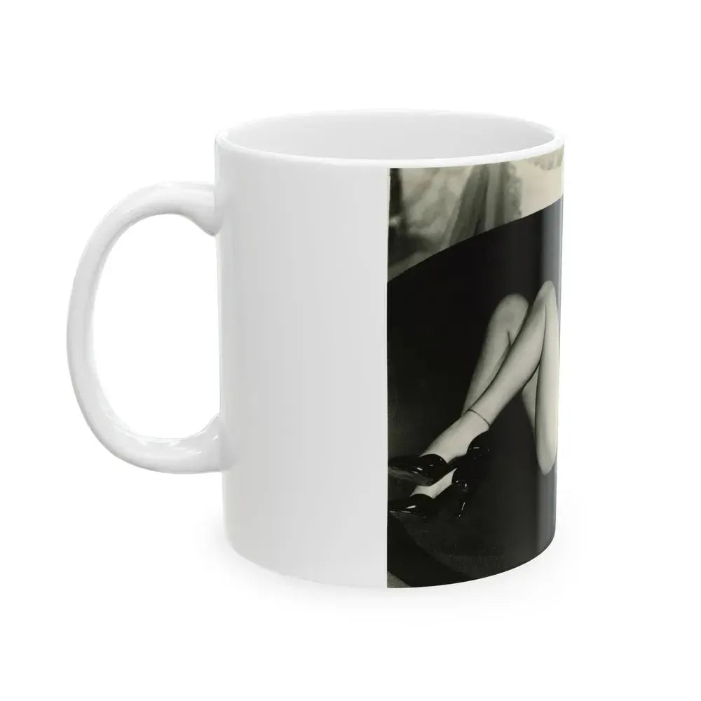 Diana Dors #164 (Vintage Female Icon) White Coffee Mug - Go Mug Yourself