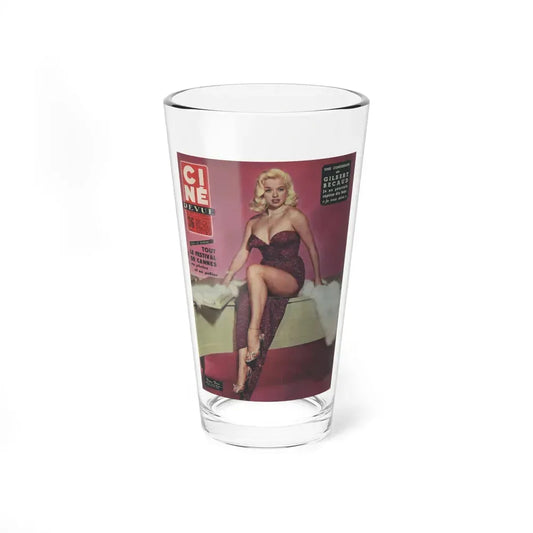 Diana Dors #165 (Vintage Female Icon) Pint Glass 16oz 16oz - Go Mug Yourself