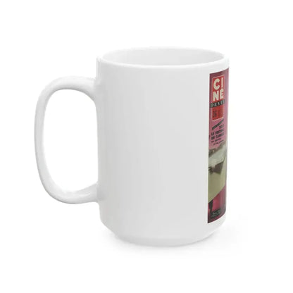 Diana Dors #165 (Vintage Female Icon) White Coffee Mug - Go Mug Yourself