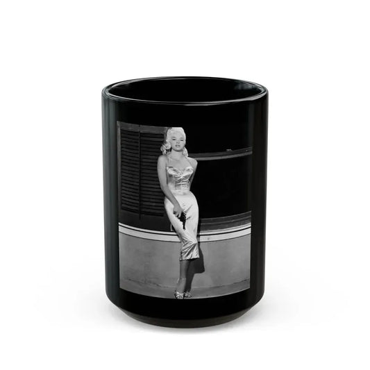 Diana Dors #166 (Vintage Female Icon) Black Coffee Mug 15oz - Go Mug Yourself