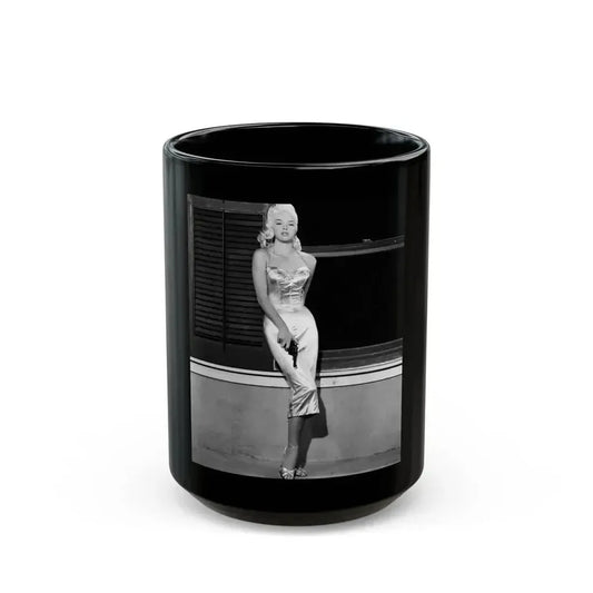 Diana Dors #166 (Vintage Female Icon) Black Coffee Mug 15oz - Go Mug Yourself