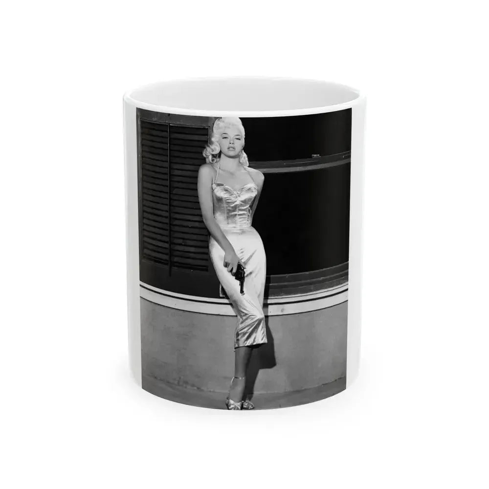 Diana Dors #166 (Vintage Female Icon) White Coffee Mug 11oz - Go Mug Yourself